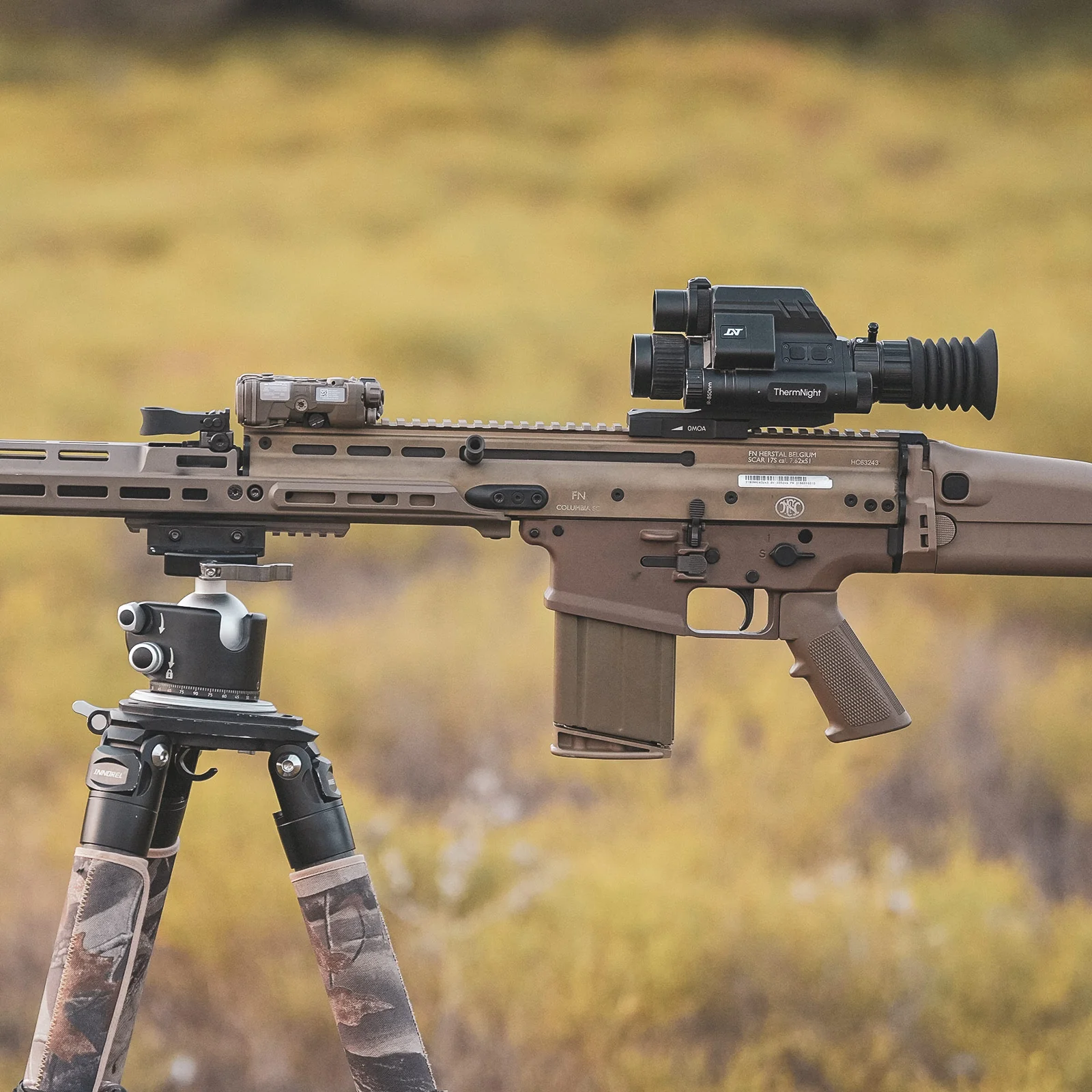 TNC635R - ThermNight Thermal & Night Vision Multispectral Scope with Laser Rangefinder and Ballistic Calculator - Image 3
