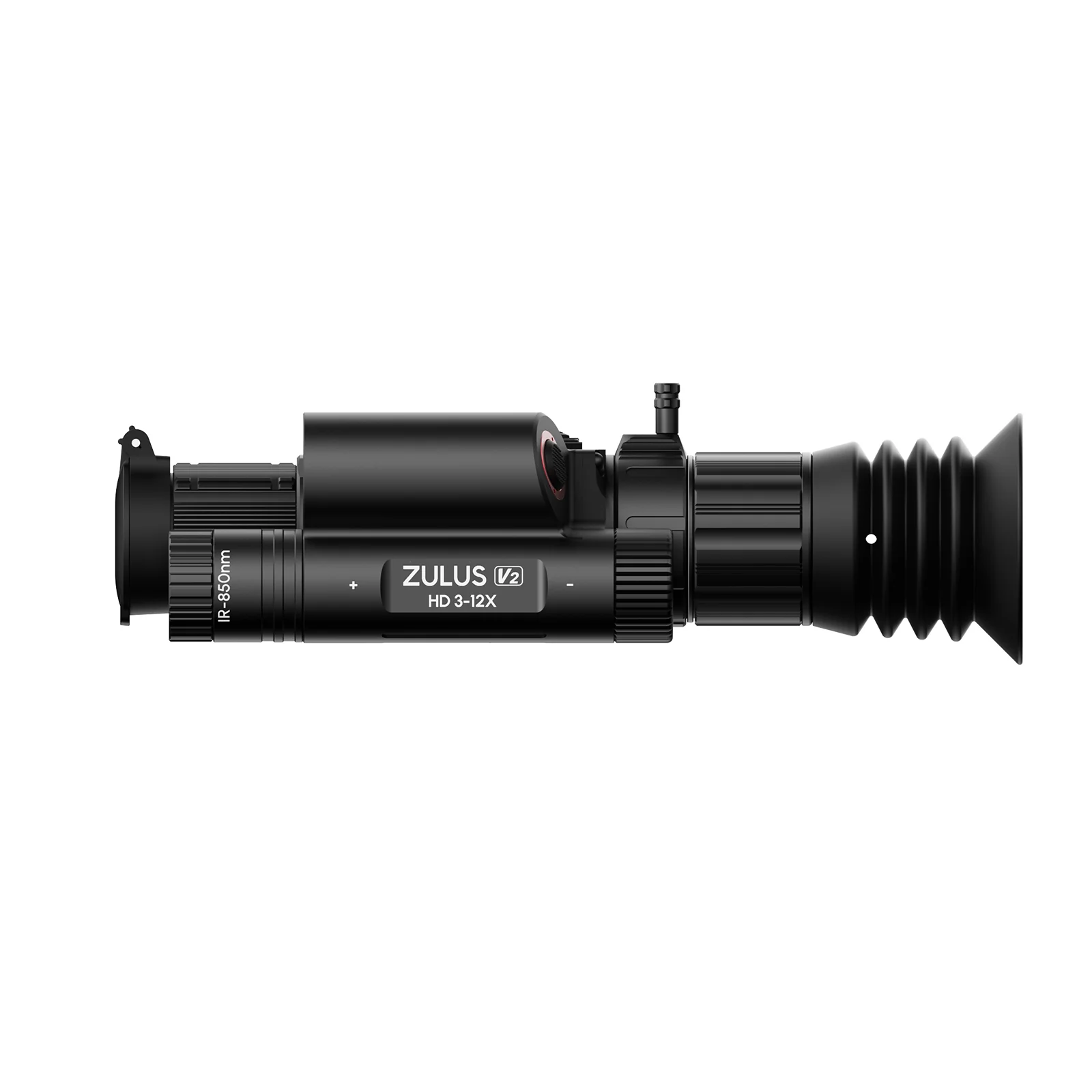 ZHD312R-V2 - ZULUS HD V2 3-12X Digital Night Vision Scope with Laser Rangefinder and Ballistic Calculator - Image 4