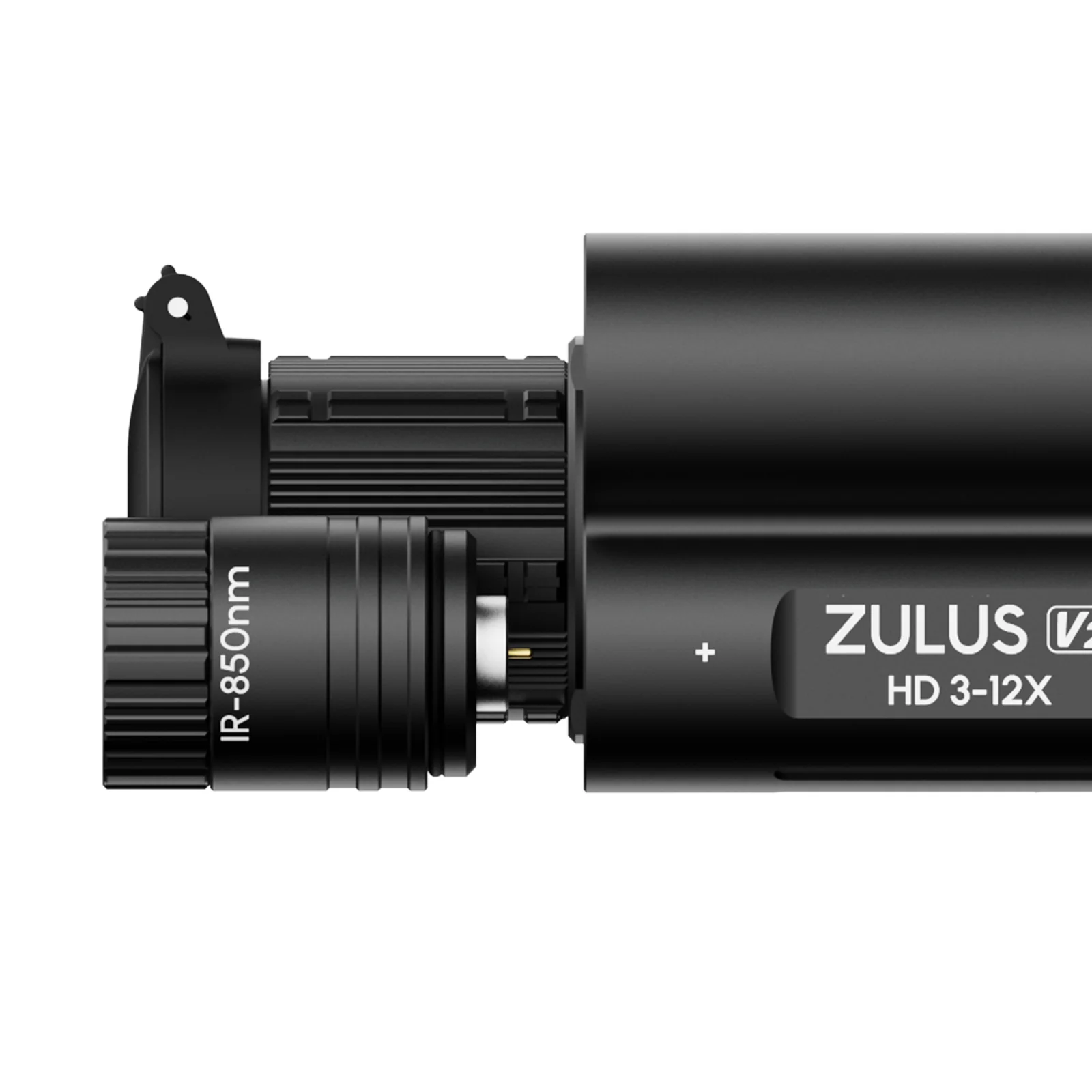 ZHD312R-V2 - ZULUS HD V2 3-12X Digital Night Vision Scope with Laser Rangefinder and Ballistic Calculator - Image 9