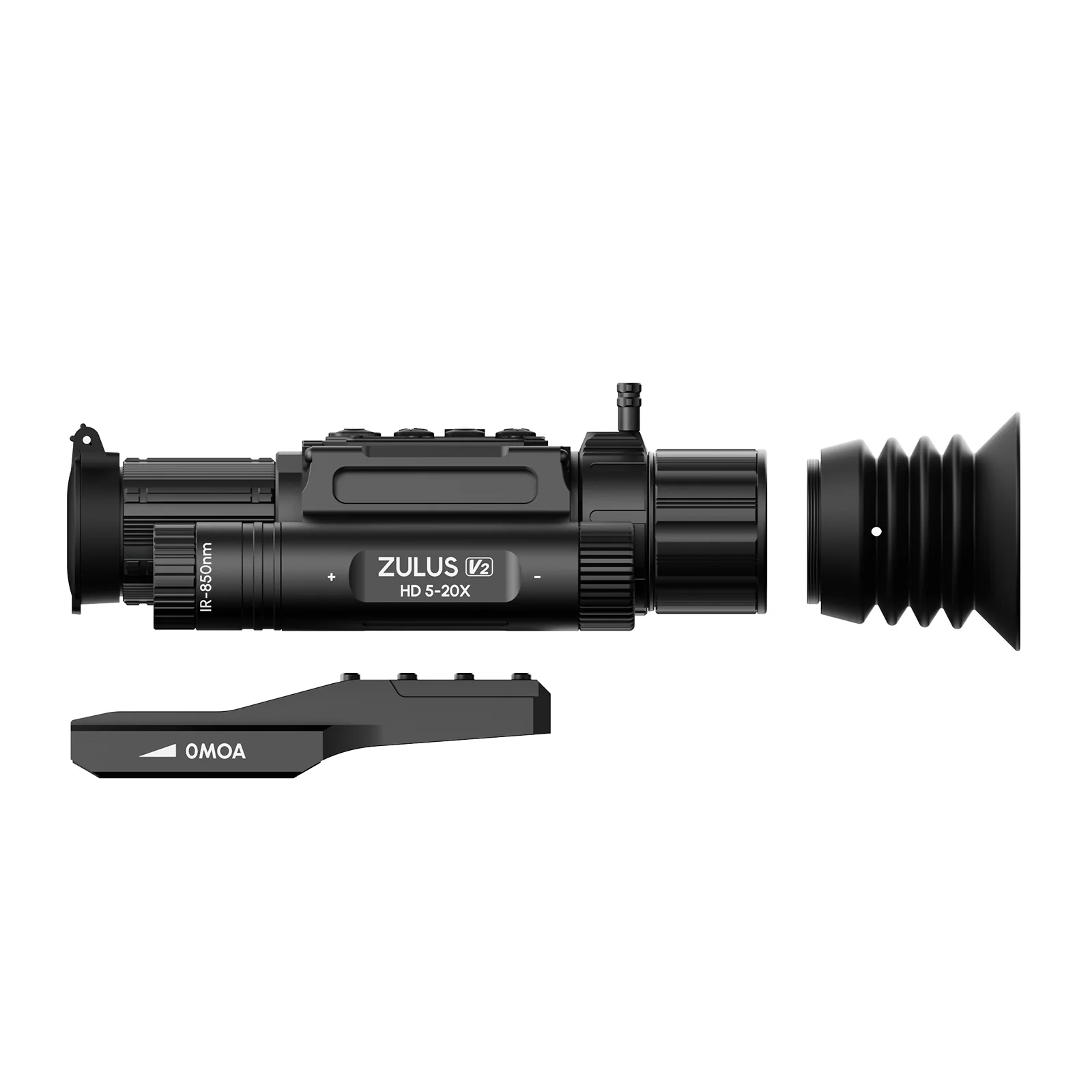 ZHD520-V2 - ZULUS HD V2 5-20X Digital Night Vision Scope - Image 8